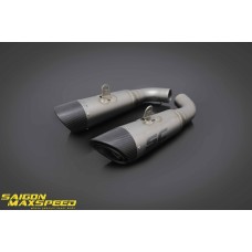 Cặp Pô SC Project S1 Slip On Ducati Hypermotard 950 (chính hãng)